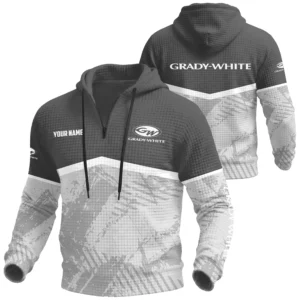 Grady-White Exclusive Logo Waffle Quarter-zip Hoodie TTFSWQH3D081901GWZ