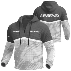 Legend Bass Boat Exclusive Logo Waffle Quarter-zip Hoodie TTFSWQH3D081901LEBZ