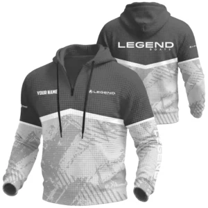 Legend Exclusive Logo Waffle Quarter-zip Hoodie TTFSWQH3D081901LEZ