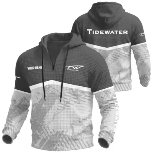 Tidewater Exclusive Logo Waffle Quarter-zip Hoodie TTFSWQH3D081901TWZ