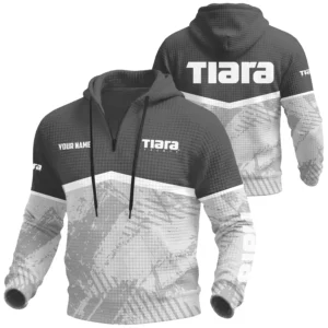 Tiara Yachts Exclusive Logo Waffle Quarter-zip Hoodie TTFSWQH3D081901TYZ