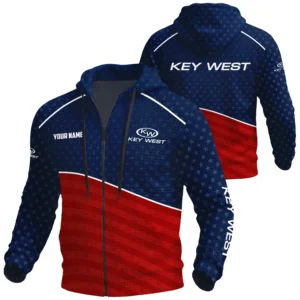Key West Exclusive Logo Waffle Zipper Hoodie TTFSWHZS3D081902KWZ